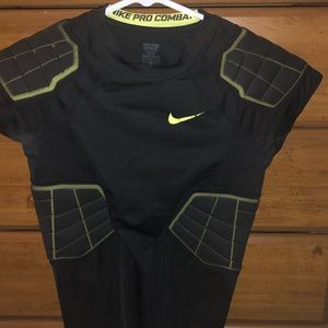 Nike Men’s Pro Combat padded football shirt.